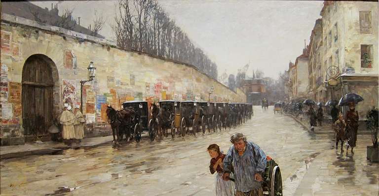 Une Averse rue Bonaparte