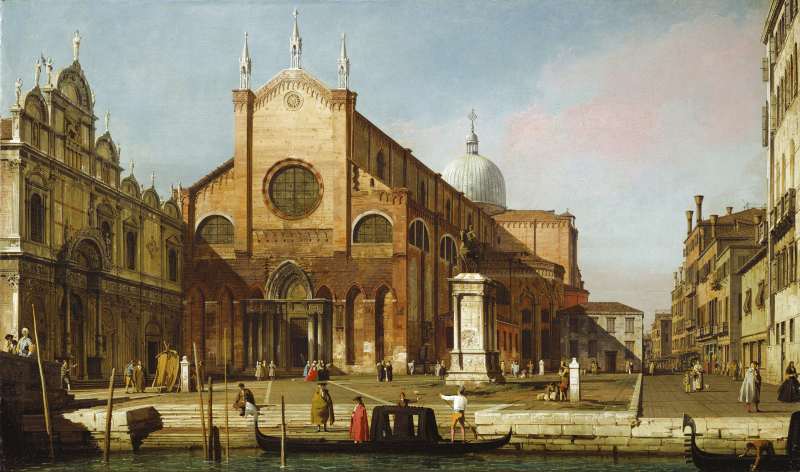Canaletto Le Campo Santi Giovanni e Paolo