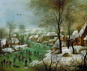  Pieter Brueghel le Jeune Le Piège à oiseaux 1605 Huile sur bois 50,5 x 61 cm Collection Torsten Kreuger, Genève 