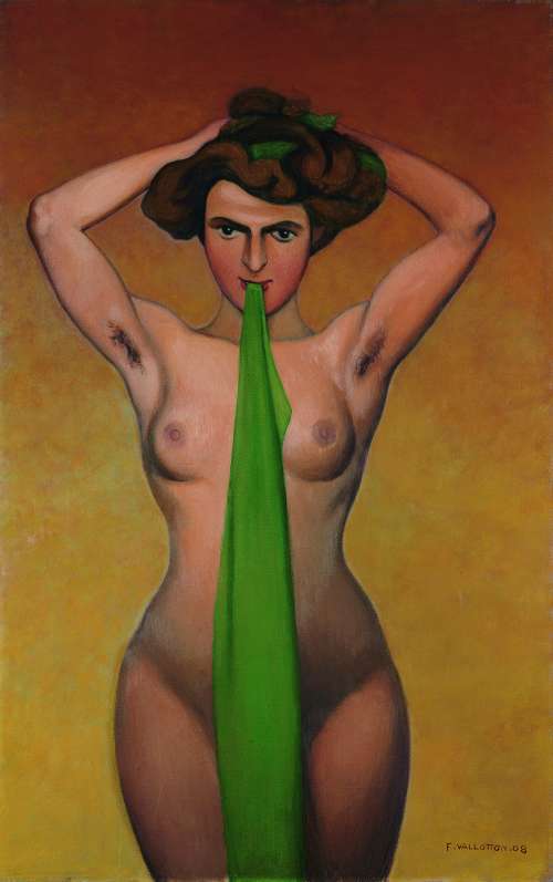 Félix Vallotton, L'Automne, 1908, huile sur toile, 115 x 73 cm, Suisse, collection Mirabaud © Fondation Félix Vallotton, Lausanne