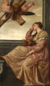   Paolo Caliari, dit Véronèse, La Vision de sainte Hélène, vers 1570-1575. Huile sur toile, 197,5 x 115,6 cm. Londres, The National Gallery. © The National Gallery, Londres, Dist. RMN-Grand Palais / National Gallery Photographic Department 