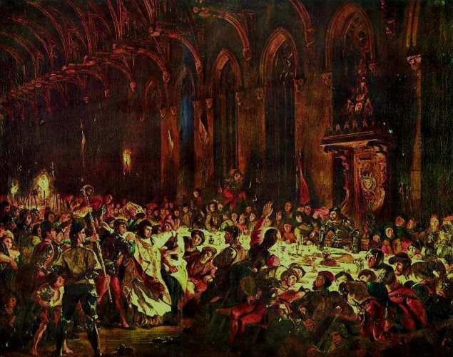 Eugène Delacroix L’assassinat de l’Evêque de Liège 1825-1850 Huile sur toile, 91 x 116 cm Paris, Musée du Louvre