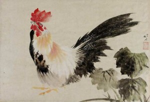 le coq d'Hohusai