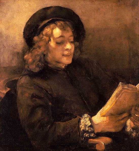 Rembrandt (1606-1669) Titus lisant - Vers 1658 - Huile sur toile - 71,5 cm x 64,5 cm Vienne, Kunsthistorisches Museum, Gemäldegalerie © KHM-Museumsverband
