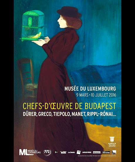 József Rippl-Rónai Femme à la cage 1892 Huile sur toile, 185,5 x 130 cm Budapest, Galerie nationale hongroise © Galerie nationale Hongroise, Budapest 2016