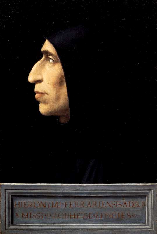Fra’ Bartolomeo, Portrait de Savonarole, 1498 – 1500, Huile sur bois, 53 x 37,5 cm, Florence, Musée de San Marco © S.S.P.S.A.E e per il Polo Museale della Città di Firenze